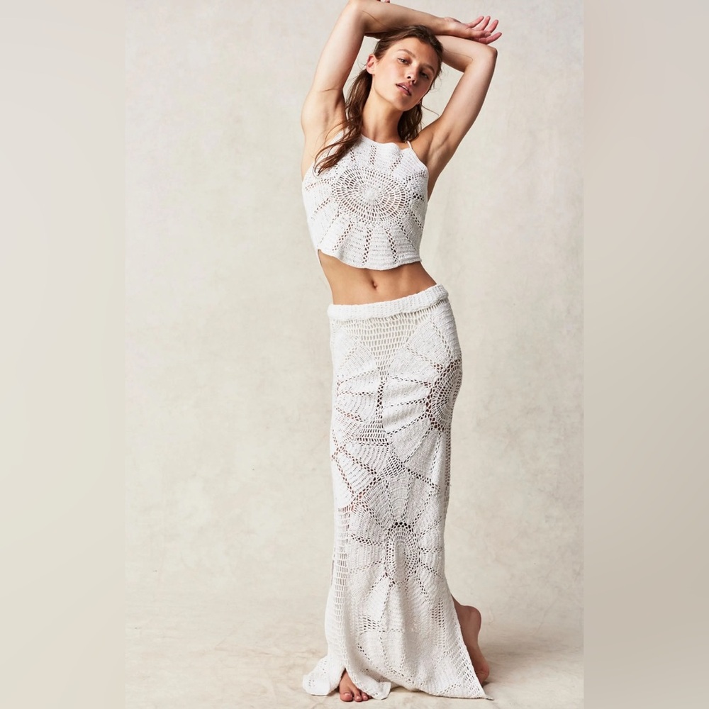 Free People Jainsons Nautilus Skirt Set
